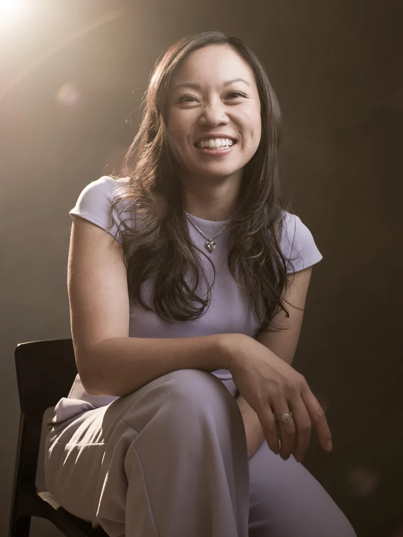 Kathy Pham in purple. 